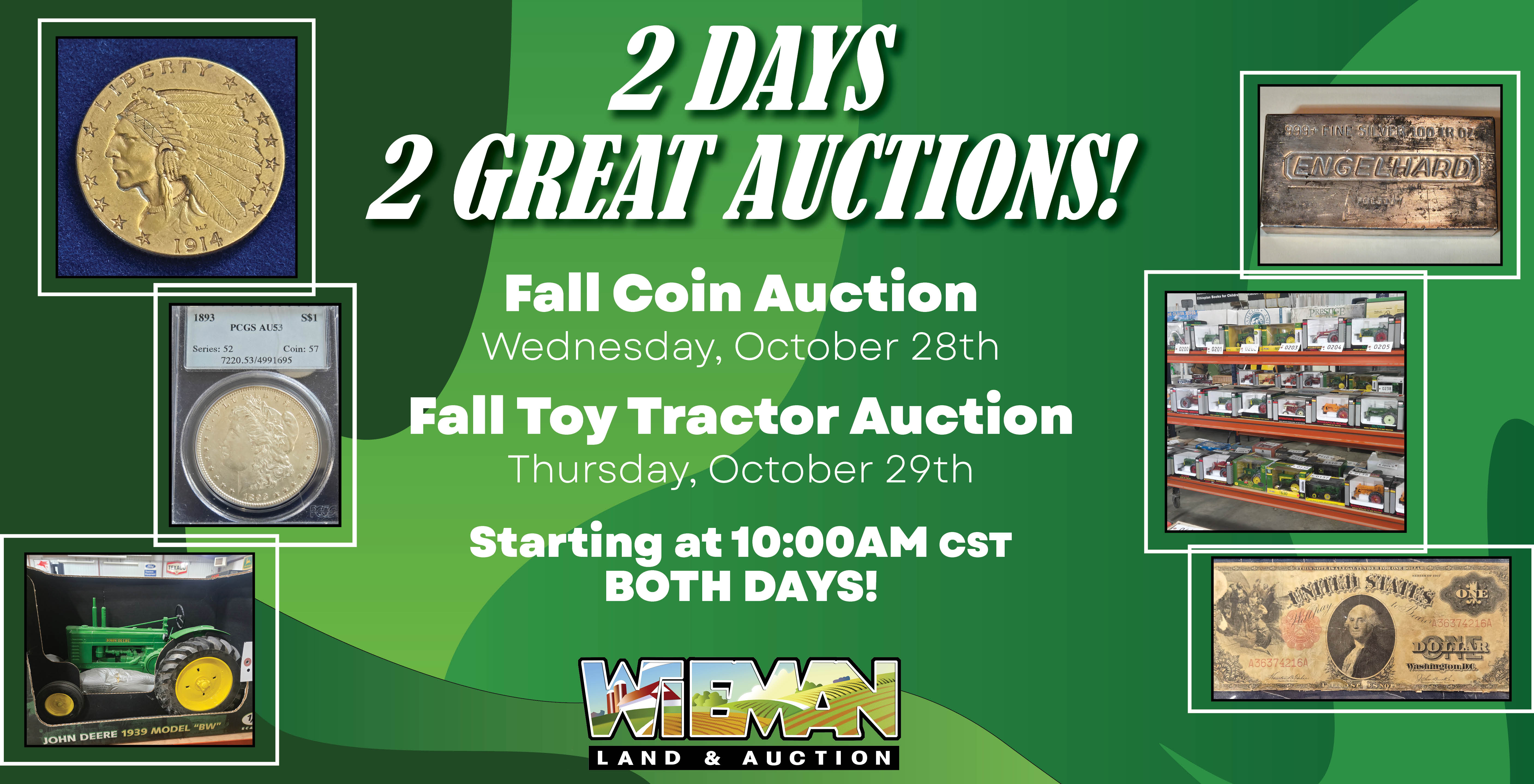 COIN AND TOY TRACTOR